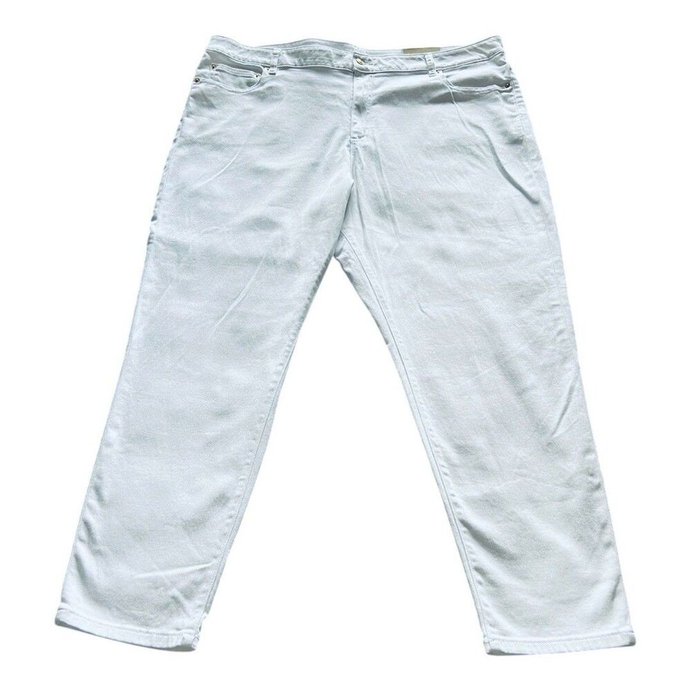 Michael Michael Kors White Selma Skinny Jeans Size 24W NWT